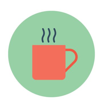 Sıcak çay vektör simgesi