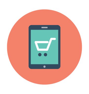 M ticaret vektör simgesi