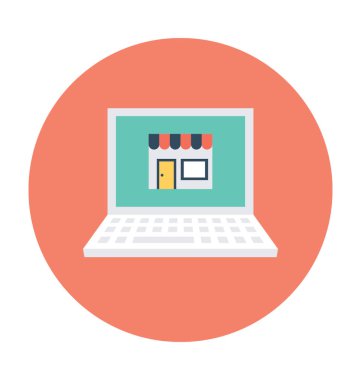 E ticaret vektör simgesi