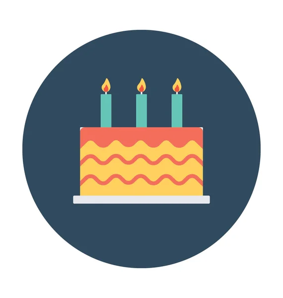 Cake Vector Icon — Stock Vector