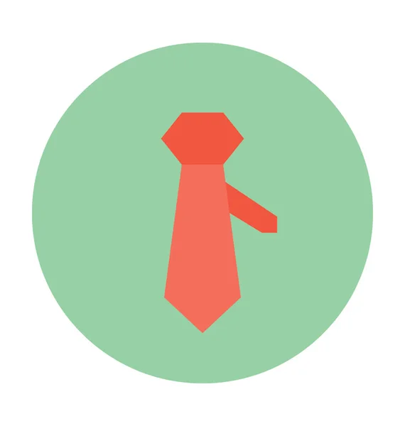 Necktie Vector Icon — Stock Vector