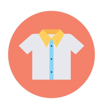 t-shirt vektör simgesi