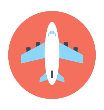 Uçak vektör simgesi