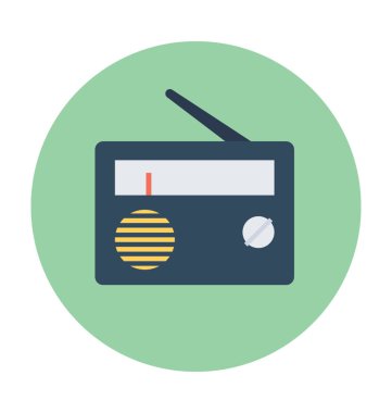 Radyo vektör simgesi