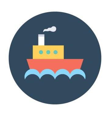 gemi vektör simgesi