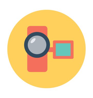 Video kamera vektör simgesi