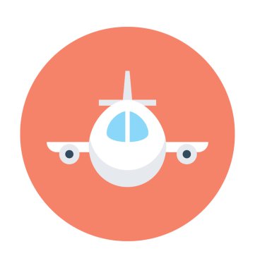 Uçak vektör simgesi