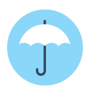 şemsiye vektör simgesi