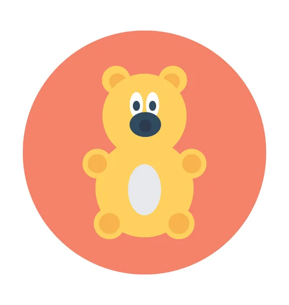 玩具熊矢量图标 — 图库矢量图片