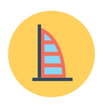 Uluslararası Dubai Ul Arap vektör simgesi