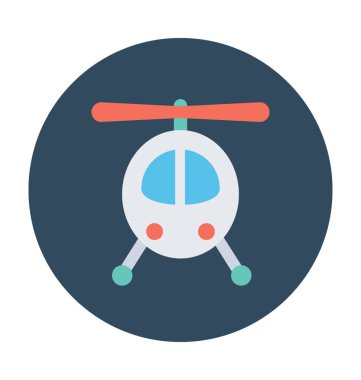 Helikopter vektör simgesi