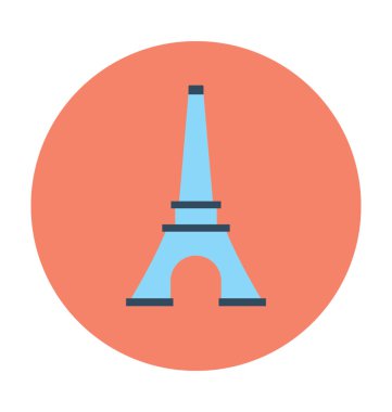 Eyfel kule vektör simgesi