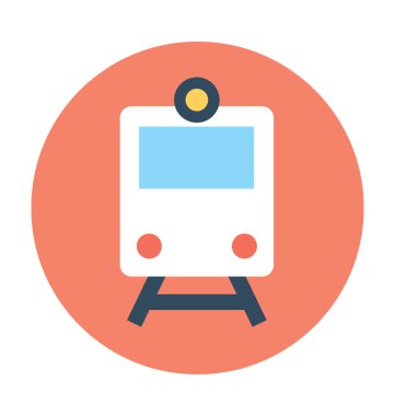 Tramvay vektör simgesi