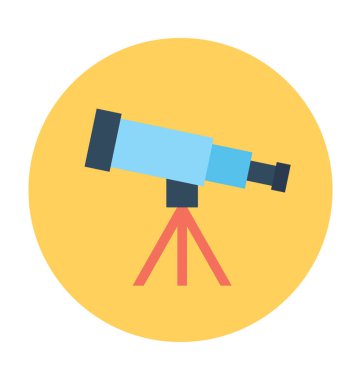 Teleskop vektör simgesi