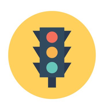 Trafik ışıkları vektör simgesi