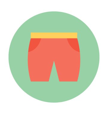 Şort vektör simgesi