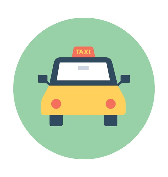 Taxi vector pictogram — Stockvector