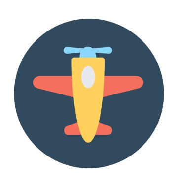 Uçak vektör simgesi