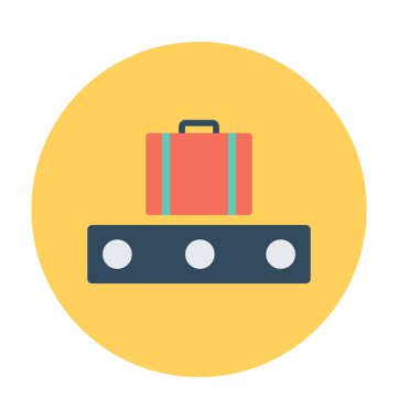 Bagaj vektör simgesi