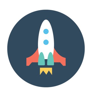 Füze vektör simgesi