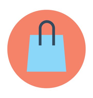 alışveriş poşeti vektör simgesi