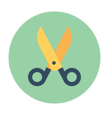 Makas vektör simgesi