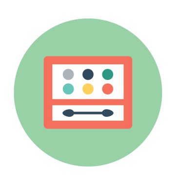 Göz tonları vektör simgesi