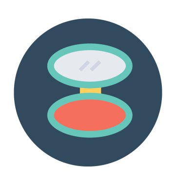 Kompakt toz vektör simgesi