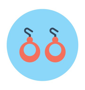 Küpe vektör simgesi