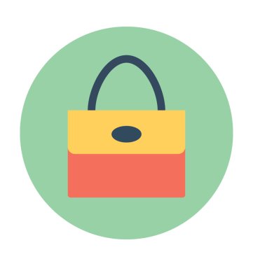 El çantası vektör simgesi