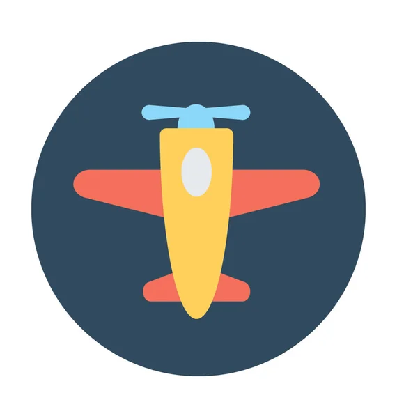 Airplane Vector Icon — Stock Vector