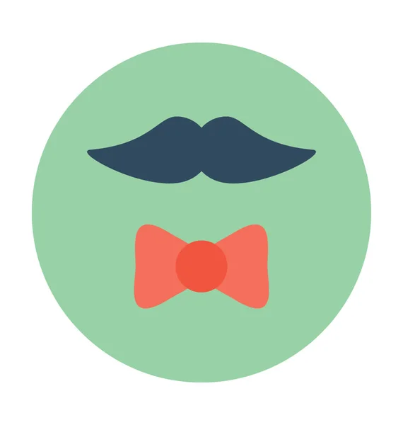 Hipster Vector Icon — Stock Vector