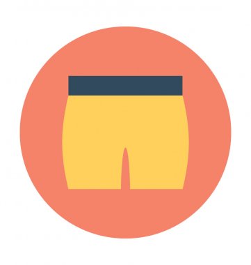 Şort vektör simgesi