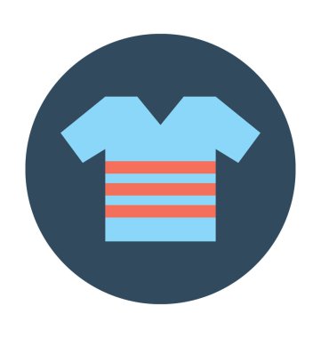 t gömlek vektör simgesi