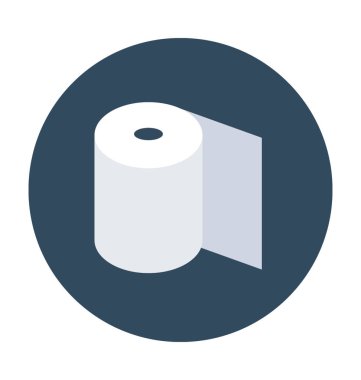 Doku Roll vektör simgesi