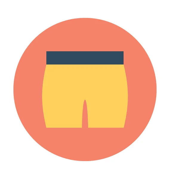 Icona del vettore pantaloncini — Vettoriale Stock