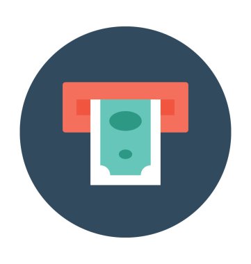 ATM Para Çekme vektör simgesi