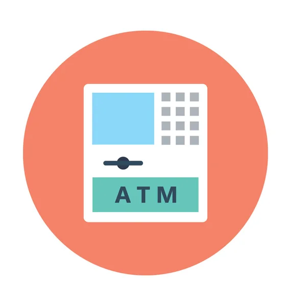 Icône vectorielle de machine ATM — Image vectorielle