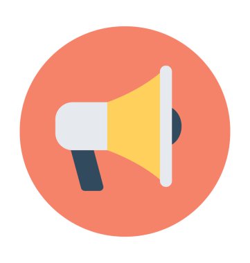 Megafon vektör simgesi