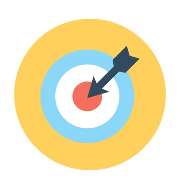 Bullseye vektör simgesi