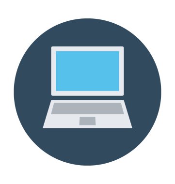 Laptop vektör simgesi