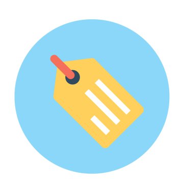 etiketi vektör simgesi