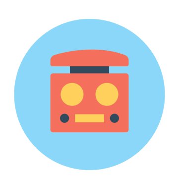 Parfüm düz vektör simgesi