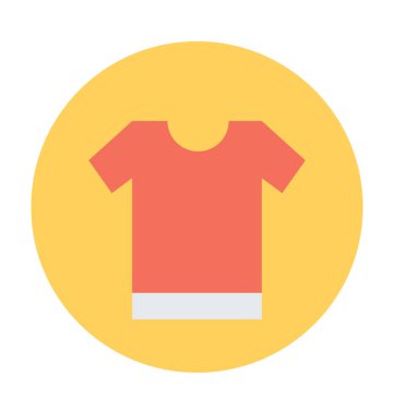 t gömlek vektör simgesi