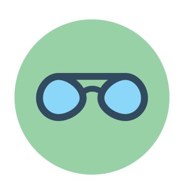 Gözlükler Düz Vektör Simgesi