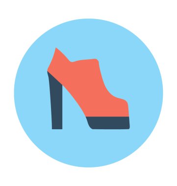 Kadın Ayakkabı vektör simgesi