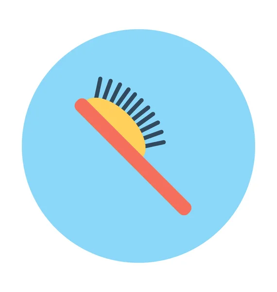 Paddle Brush Vector Icon — Stock Vector
