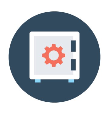 Soyunma düz vektör simgesi