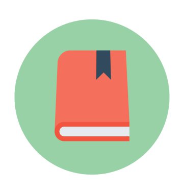 Günlüğü düz vektör simgesi