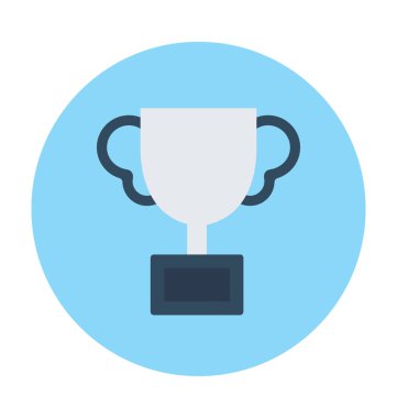 Trophy Düz Vektör Simgesi